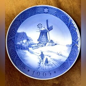 Royal Copenhagen Christmas Plates 1963